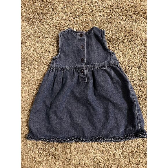 Blues Clues Vintage Y2K Denim Dress 3T 2002 Viacom Embroidery - Picture 3 of 7